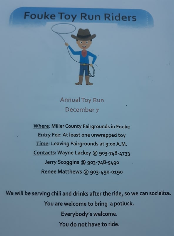 Fouke Toy Run