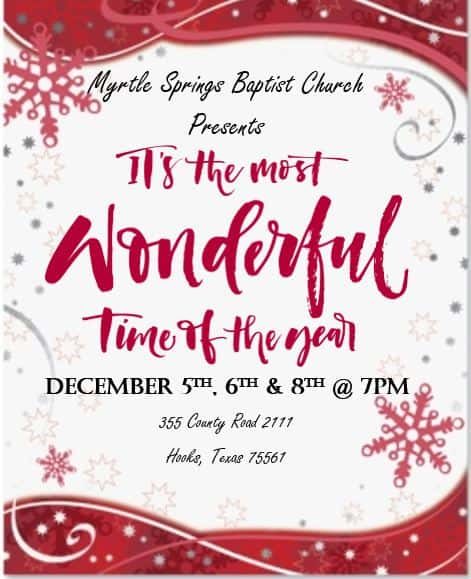 Christmas Program at Myrtle Springs