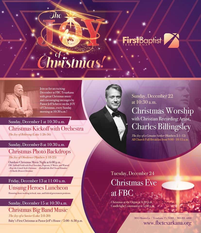 Christmas Services at FBC Texarkana