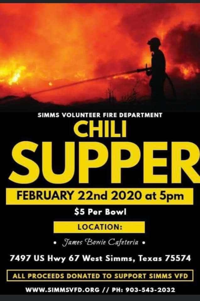 Simms VFD Chili Supper