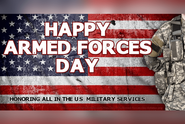 Today is Armed Forces Day [VIDEO]