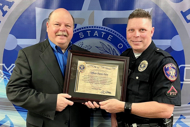 Officer Travis Frost | TTPD Officer of The Quarter | 95.1 The River FM