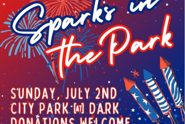 Sparks in the Park in Foreman Arkansas