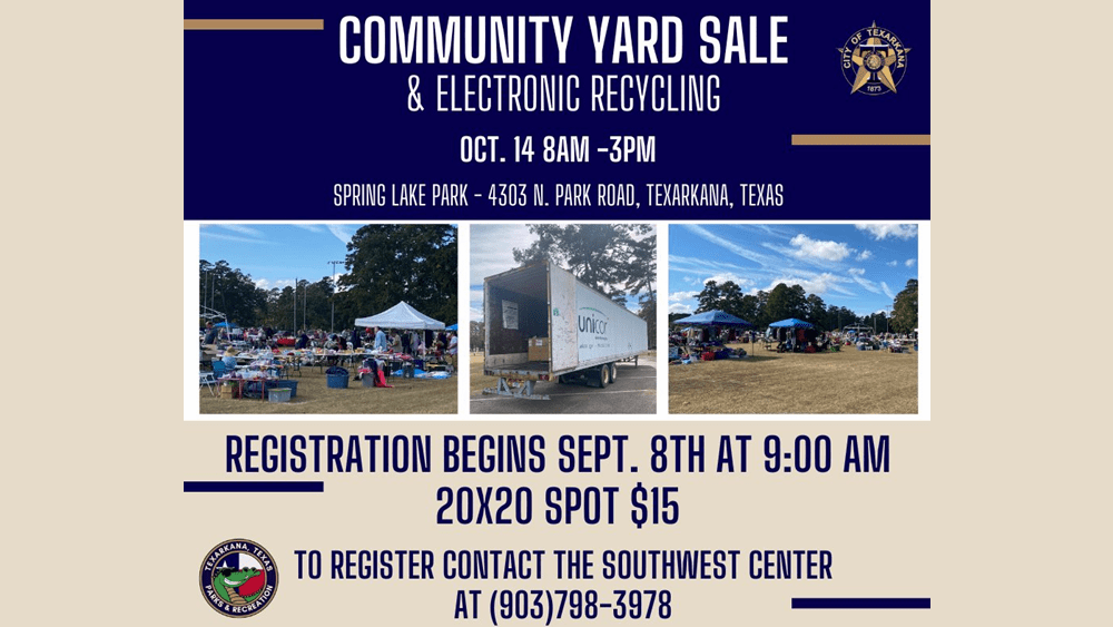 Community Yard Sale & Electronics Recycling