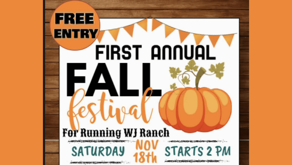 Runnin’ WJ Ranch Fall Festival