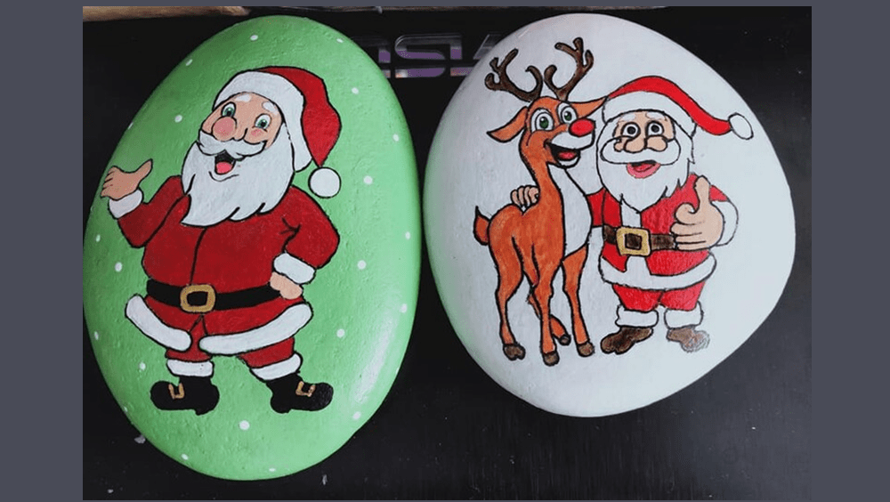 Christmas Rocks at Texarkana AR Parks and Rec Center