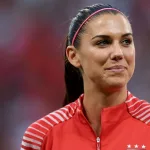 Alex Morgan (Orlando Pride) of United States during the 2019 FIFA Women's World Cup France Semi Final match between England and USA at Stade de Lyon on July 2^ 2019 in Lyon^ France.