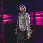 Eminem in Concert at The Michigan Central Station. Detroit^ Michigan June 6 2024