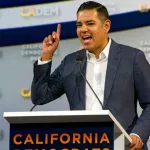 Rep Robert Garcia^ speaking at the Democratic Party Endorsing Convention in Long Beach^ CA Long Beach^ CA - Nov 16^ 2019