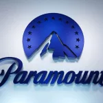 Paramount global logo on bright background. 3D render