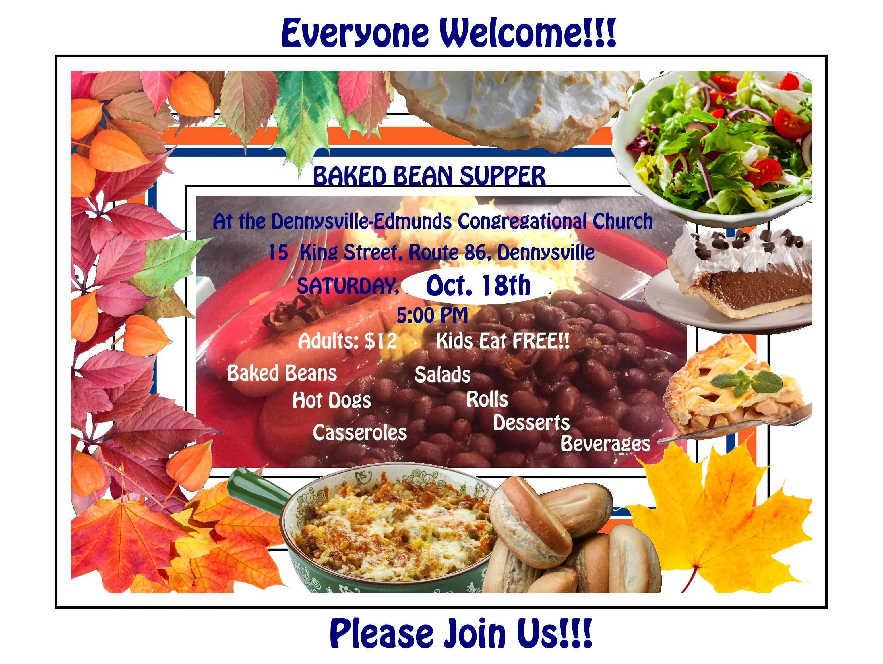 Beans, Bites & Community — Supper’s On in Dennysville!