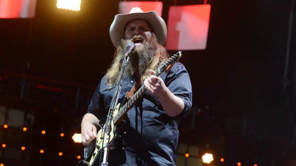 Country superstar Chris Stapleton performs at the 2018 Farm Aid. Hartford, CT - September 22, 2018.