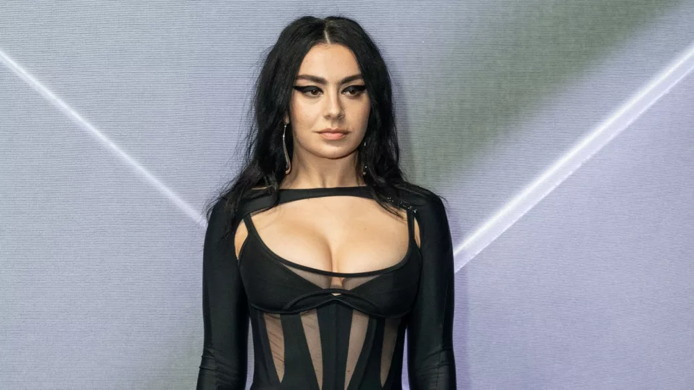 Charli XCX attends the HM Mugler launch at Lexington Armory in New York