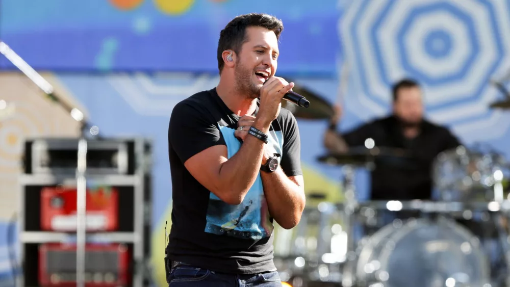 Country music singer Luke Bryan performs onstage at ABC's Good Morning America Summer Concert Series at Rumsey Playfield