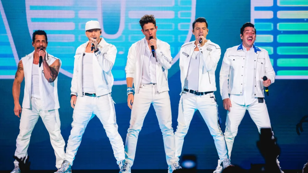 New Kids On The Block performs live at Van Andel Arena GRAND RAPIDS, MICHIGAN / USA - June 13, 2019