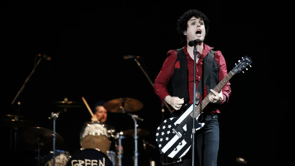Billie Joe Armstrong and Greenday perform during I-Day Song Festival at Park of Monza in Italy on June 15, 2017.