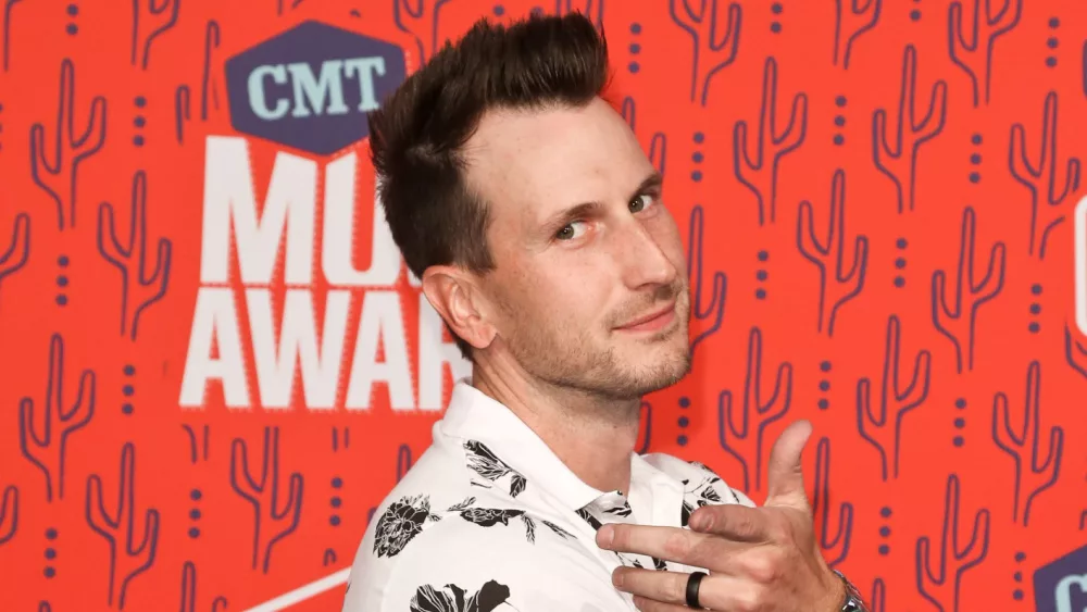 Russell Dickerson attends the 2019 CMT Music Awards at Bridgestone Arena on June 5, 2019 in Nashville, Tennessee.