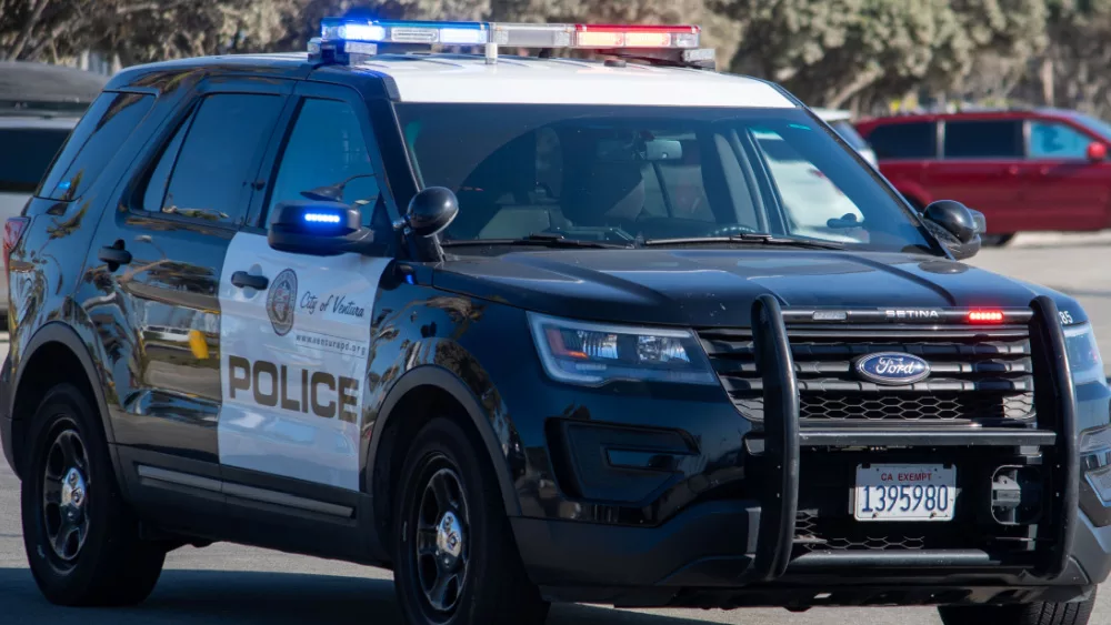 Ford Police Interceptor from City of Ventura Police Department SUV is shown