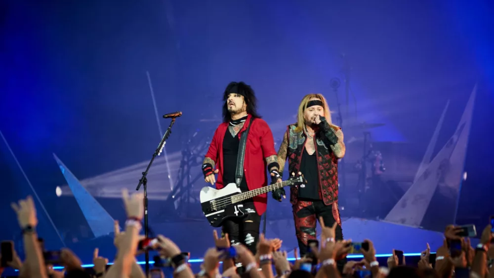 Live Concert of Mötley Crüe, Auditorio Miguel Ríos de Rivas-Vaciamadrid, Madrid, Spain, 24 June 2023