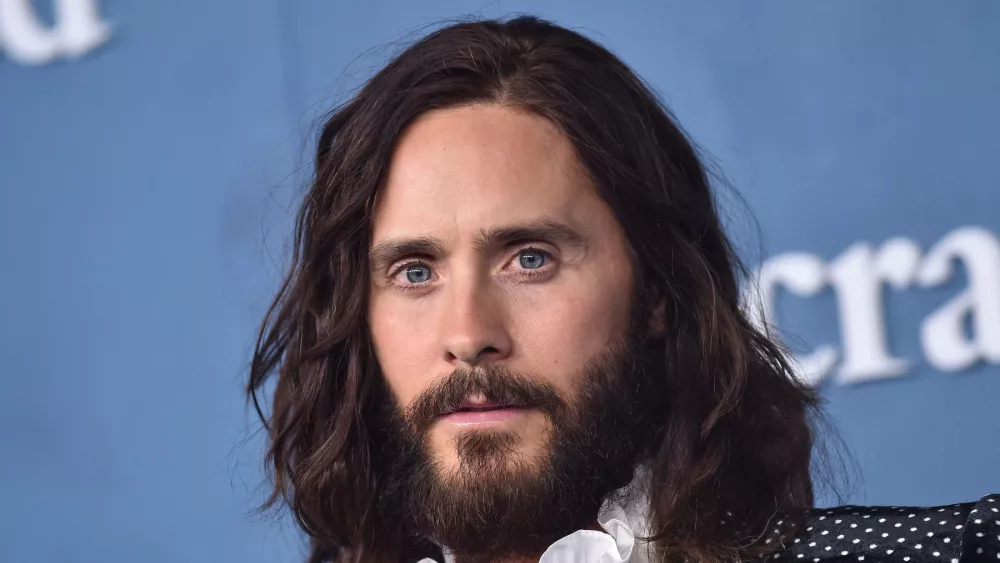 Jared Leto arrives for Apple's 'WeCrashed' Global Premiere on March 17, 2022 in Los Angeles, CA
