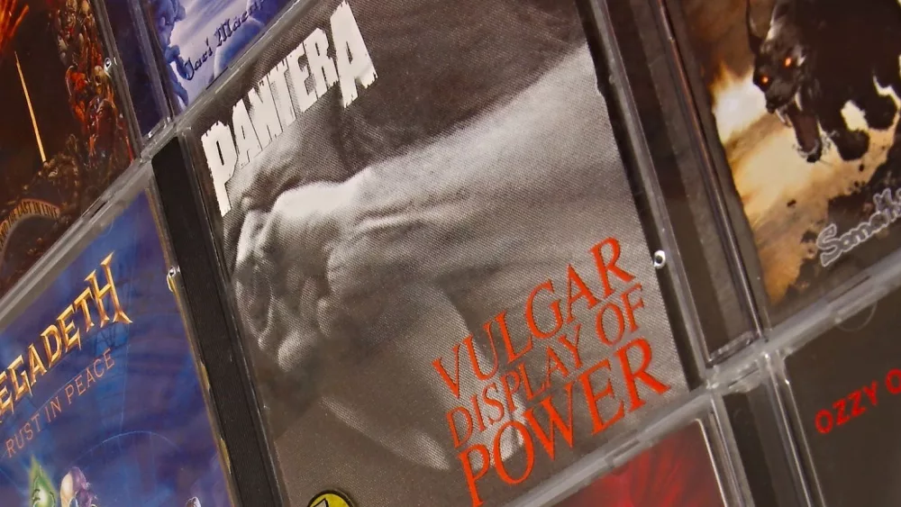 music CD's from various bands; featured PANTERA "Vulgar Display of Power'