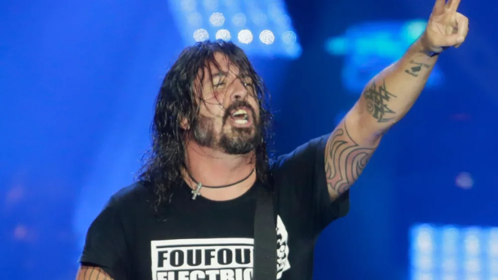 Dave Grohl of Foo Fighters at the Rock in Rio festival, September 28th, 2019