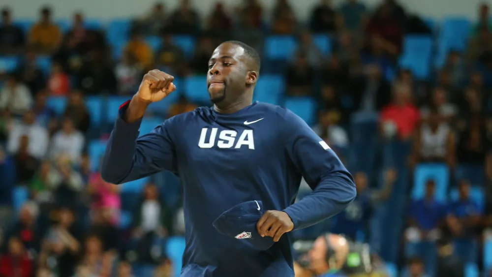 Draymond Green of team United States at the Rio 2016 Olympic Games at Carioca