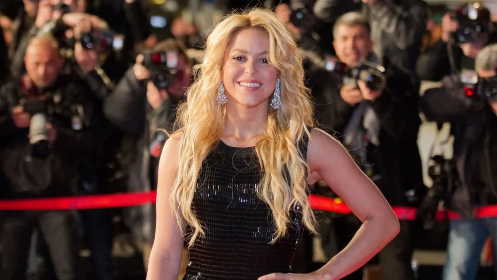 Shakira on the red carpet CANNES, FRANCE - JANUARY 22, 2011 -