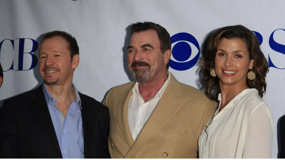 Donnie Wahlberg, Tom Selleck, Bridget Moynahan at a screening of CBS's 'Blue Bloods'