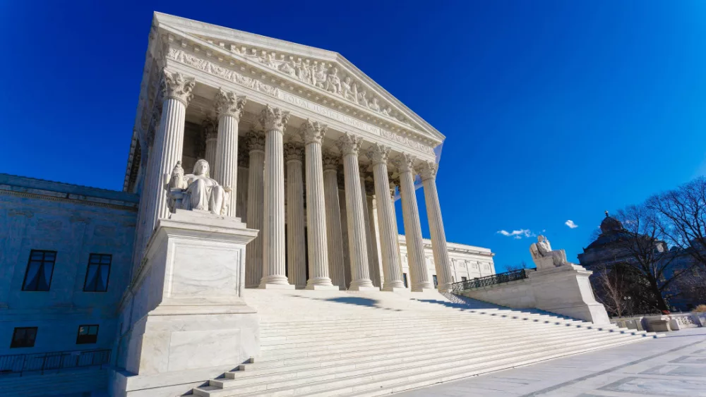 The United States Supreme Court building. Washington D.C. USA