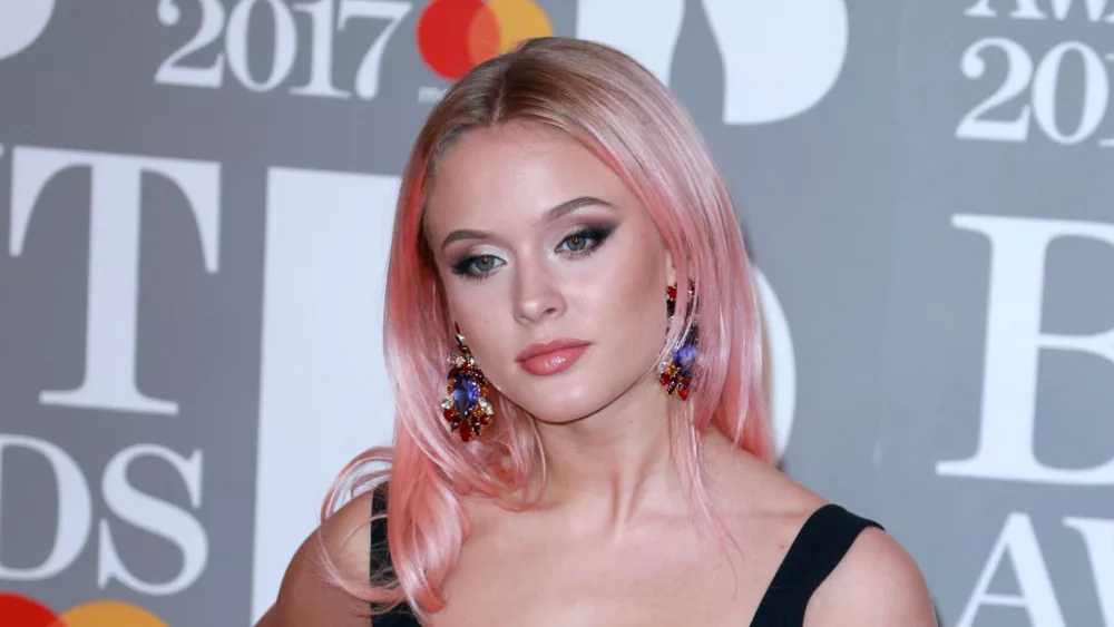 Zara Larsson attends The BRIT Awards 2017 at The O2 Arena in London, England.