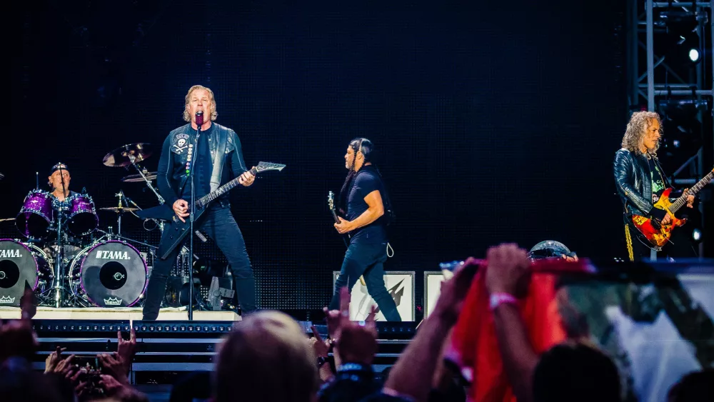 Metallica performs in concert at Johan Cruijff ArenA, Amsterdam on June 11, 2019.
