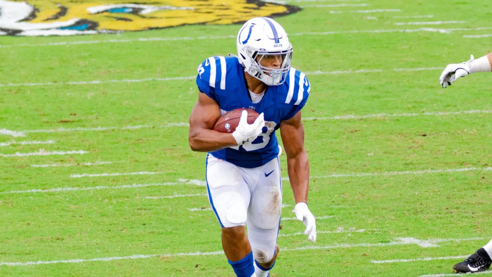 Indianapolis Colts Jonathan Taylor Jacksonville, Florida USA September 13, 2020