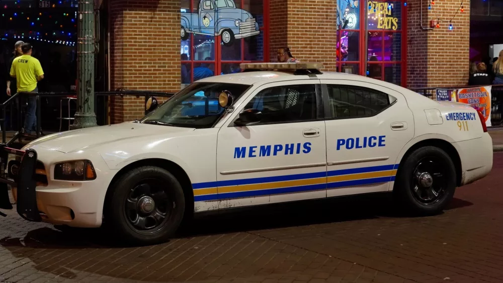 Memphis Police Car shown located in Memphis, TENNESSEE