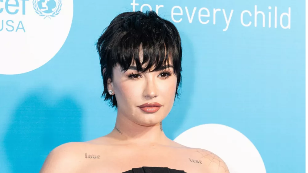 Demi Lovato attends the 2022 UNICEF Gala at The Glasshouse in New York on November 29, 2022