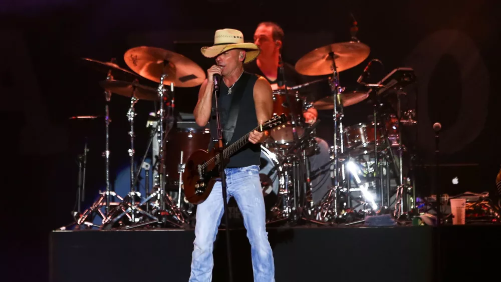Kenny Chesney at the Runaway Country Music Fest at Osceola Heritage Park on March 19, 2016 in Kissimmee, Florida.