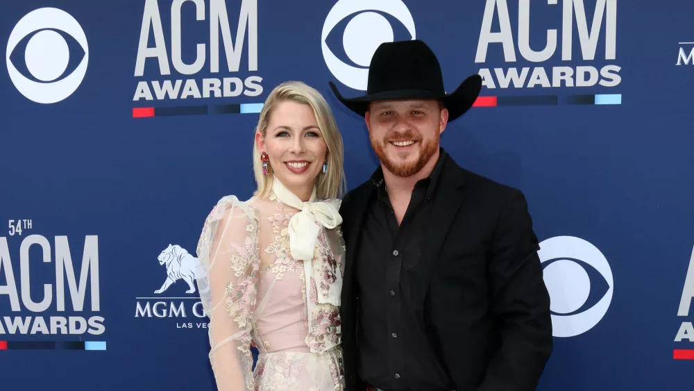 Brandi Johnson, Cody Johnson at the 54th Academy of Country Music Awards at the MGM Grand Garden Arena on April 7, 2019 in Las Vegas, NV