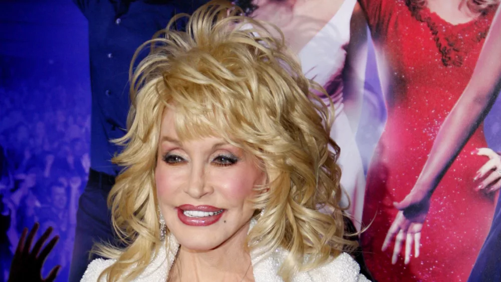 Dolly Parton at Grauman's Chinese Theater in Los Angeles, California, United States on January 9, 2012.