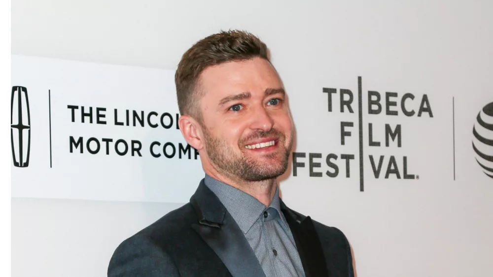 Justin Timberlake at the 2016 Tribeca Film Festival at BMCC Performing Arts Center on April 14, 2016 in New York City.