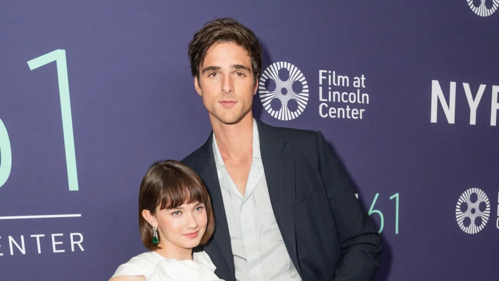 Cailee Spaeny and Jacob Elordi attend screening of movie Priscilla at Lincoln Center on October 6, 2023
