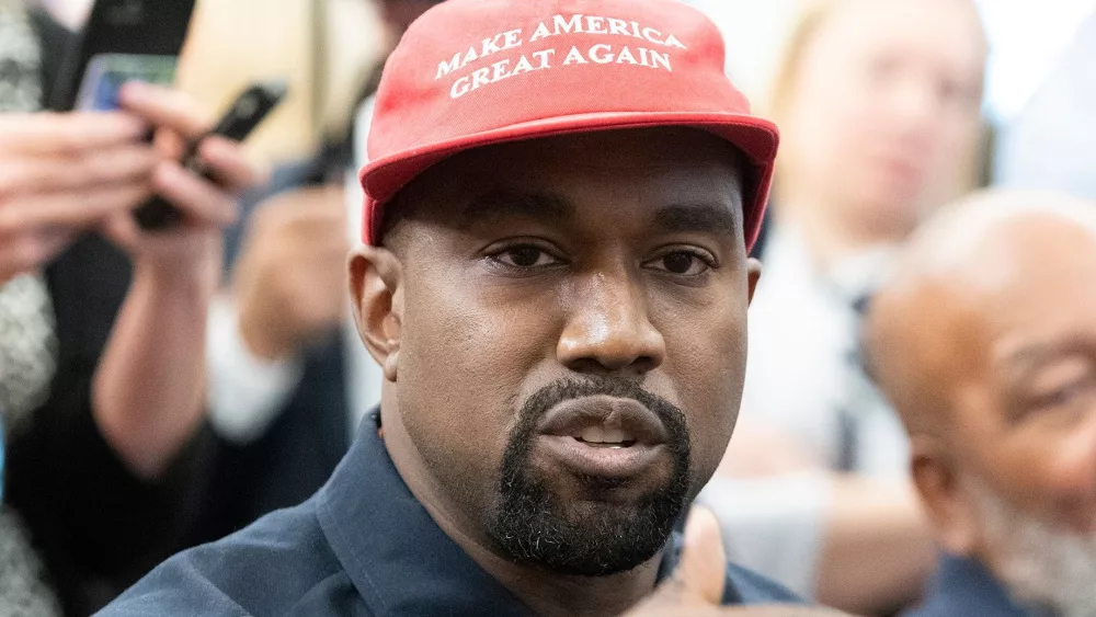 Kanye West in the White House Oval Office. Washington, DC US - Oct 11, 2018: