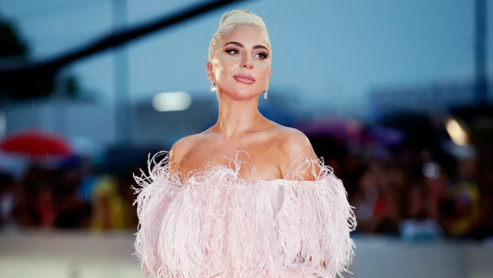 Lady Gaga attends the premiere of the movie 'A Star Is Born' during the 75th Venice Film Festival on August 31, 2018 in Venice, Italy.