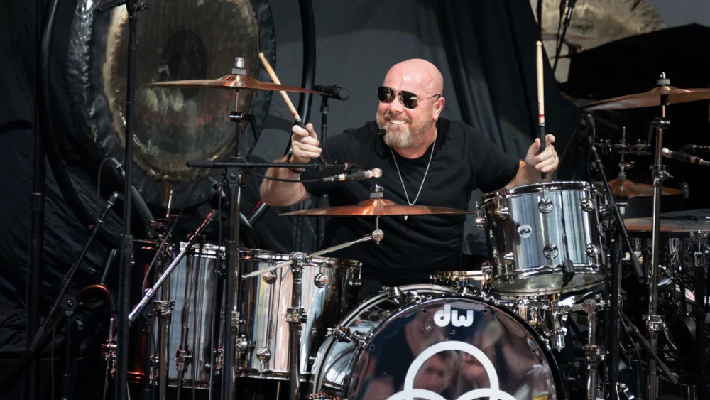 Drummer Jason Bonham’s Led Zeppelin Evening performs in support of White Snake and Foreigner’s 2018 summer tour; Clarkston, MI. July 15, 2018: