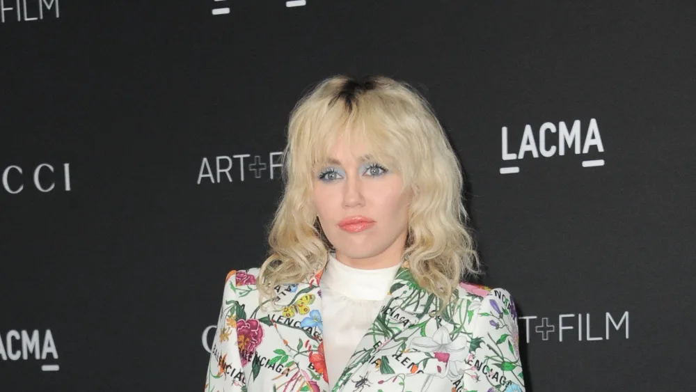 Miley Cyrus at the 10th Annual LACMA ART+FILM GALA at the LACMA in Los Angeles, USA on November 6, 2021.
