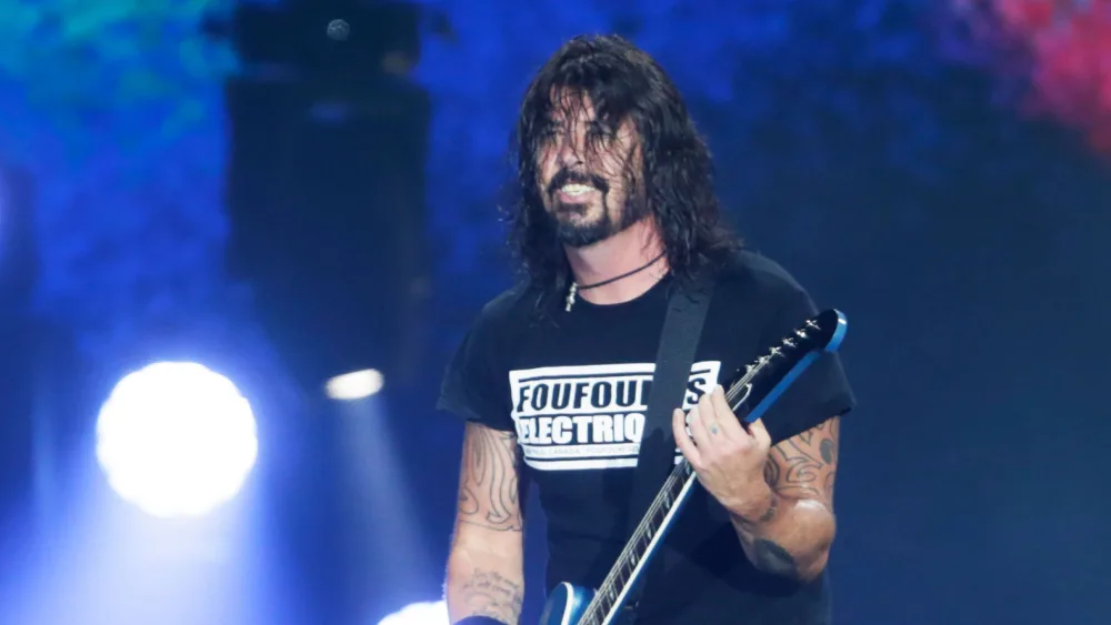 Foo Fighters Dave Grohl at the Rock in Rio festival; Rio de Janeiro, Brazil September 28th, 2019