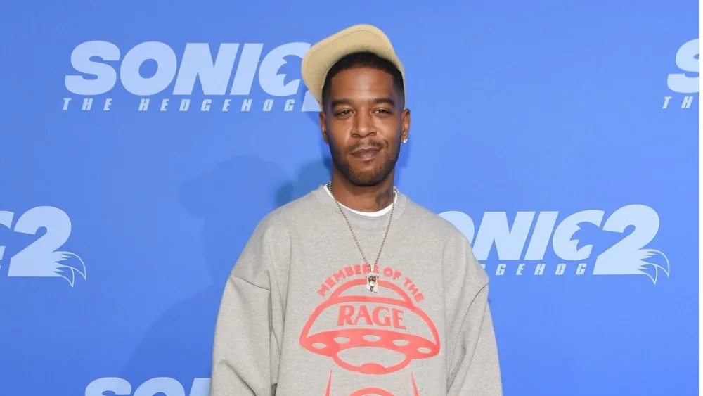 Kid Cudi arrives for ‘Sonic 2’ Hollywood Premiere on April 05, 2022 in Westwood, CA