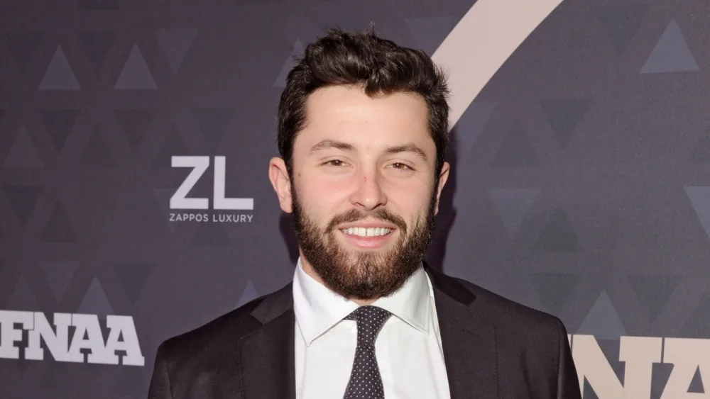 Baker Mayfield at IAC Headquarters on December 4, 2018 in New York City.