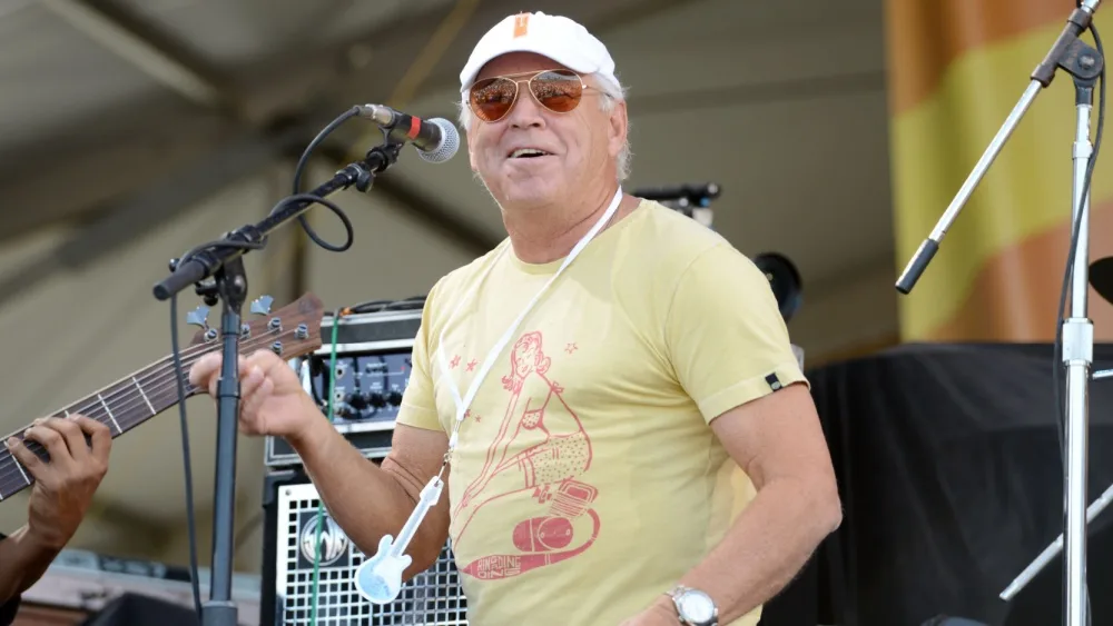 Jimmy Buffett performs at the New Orleans Jazz and Heritage Festival. New Orleans, LA - September 2, 2023