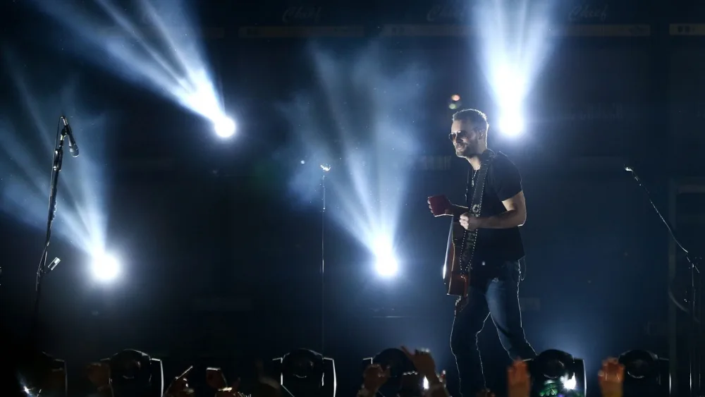 Eric Church at the Runaway Country Music Fest at Osceola Heritage Park on March 20, 2016 in Kissimmee, Florida.