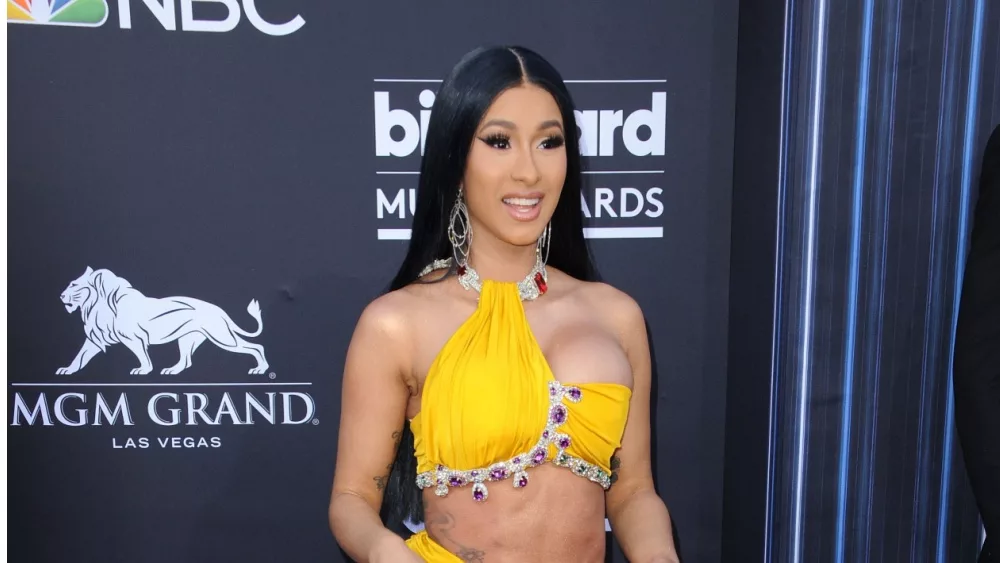 Cardi B at the 2019 Billboard Music Awards held at the MGM Grand Garden Arena in Las Vegas, USA on May 1, 2019.